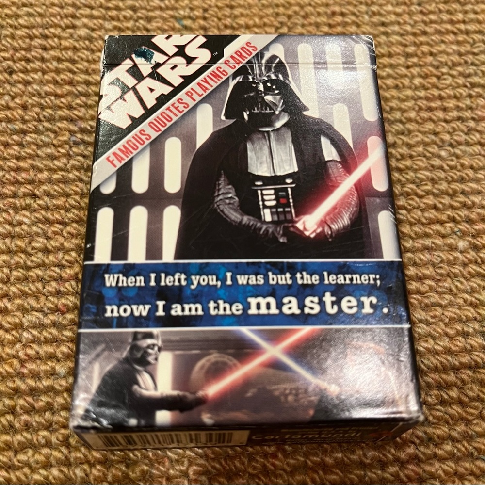STAR WARS Famous Quotes Playing Cards